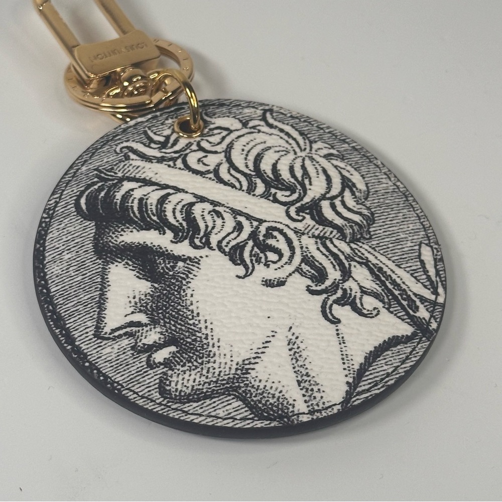 Louis Vuitton x FORNASETTI Monogram Cameo Bag Charm Key Holder - Picture 5 of 10